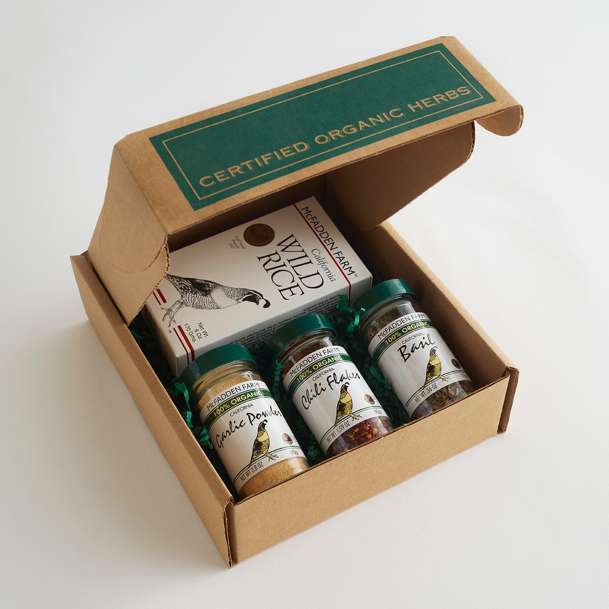 Wild Rice & Herbs Gift Box Small McFadden Family Vineyard & Farm