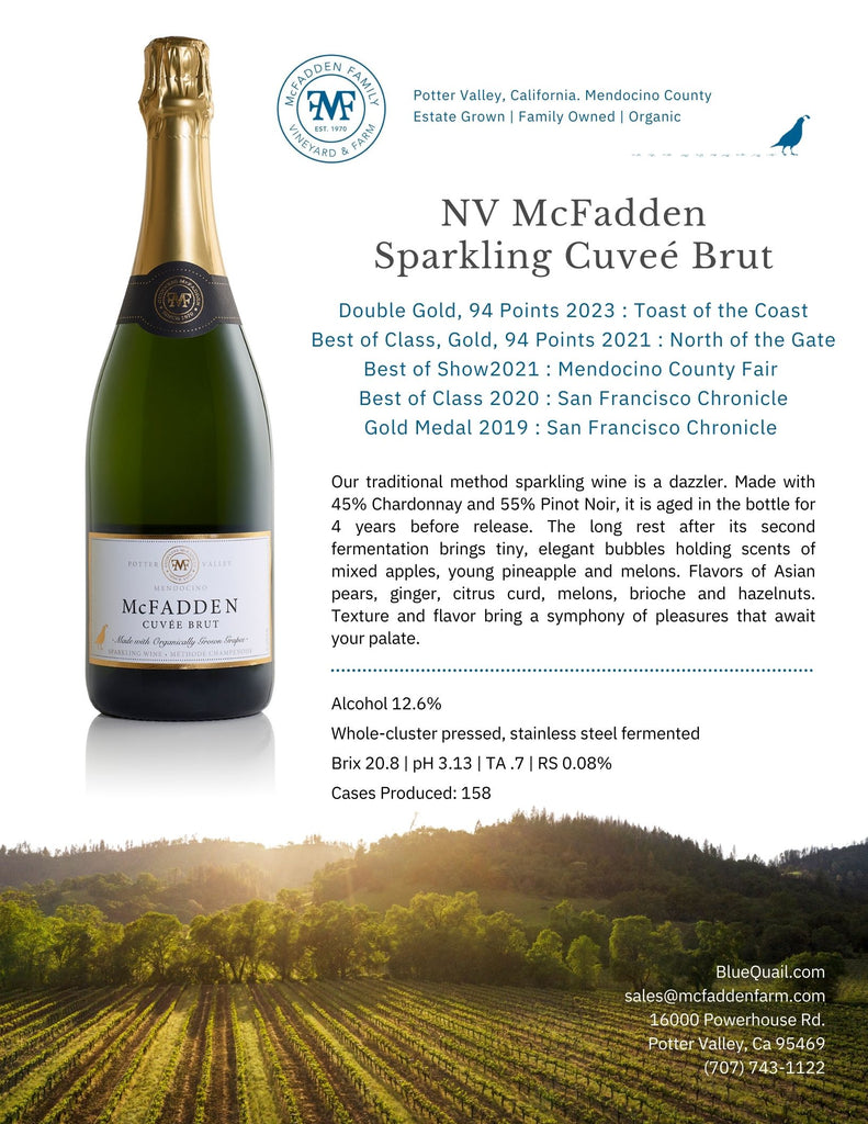 McFadden NV Sparkling Cuvée Brut